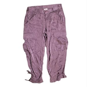 Joie Purple Ankle Cropped Pants